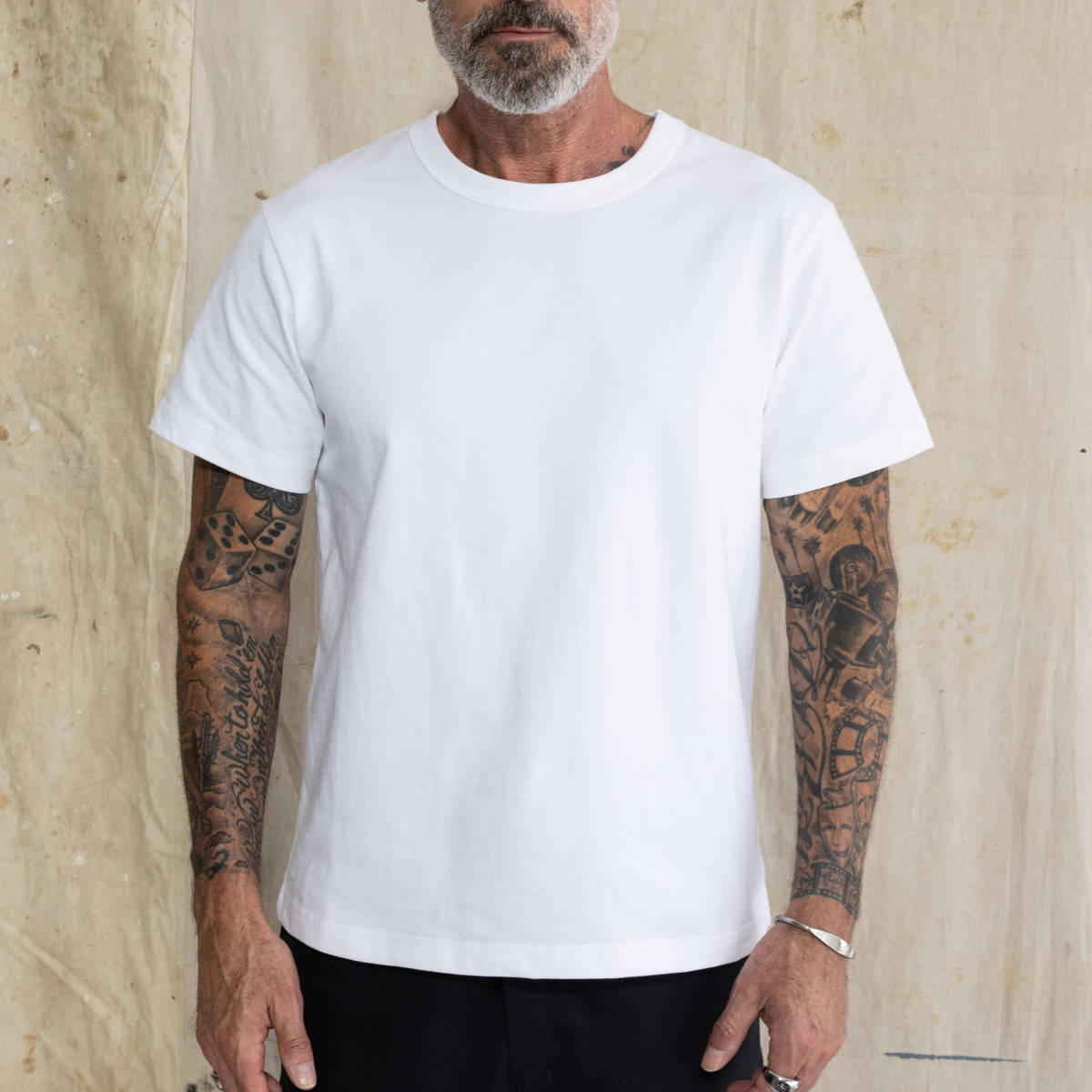 Heavy Cotton Heritage Tee - Vintage White