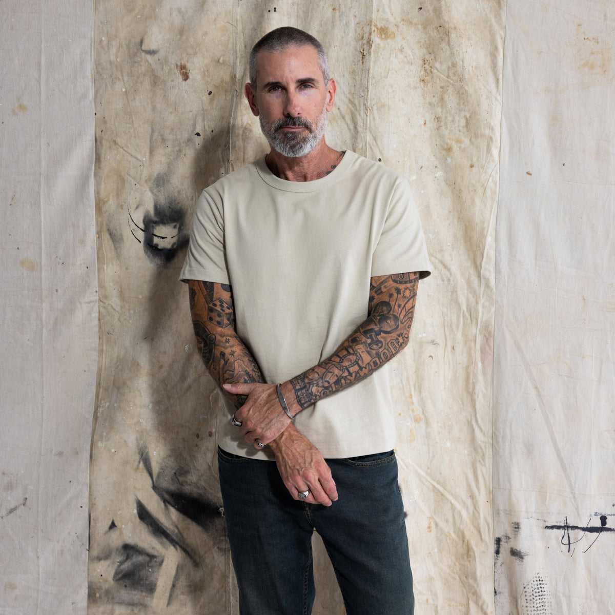 Heavy Cotton Heritage Tee - Heritage Sand