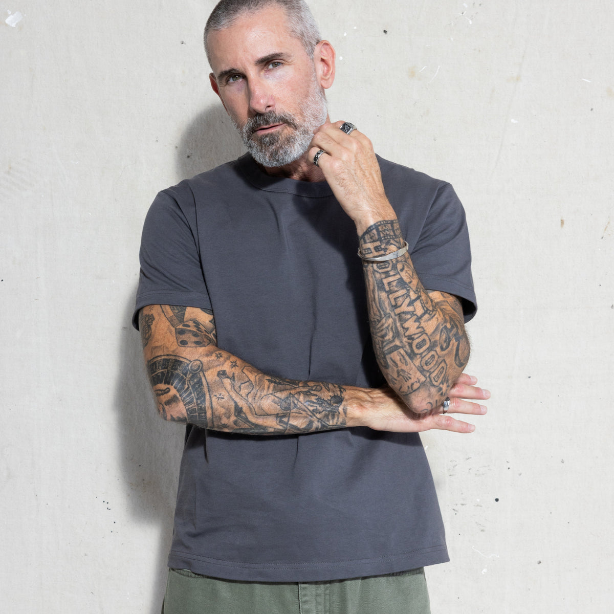 Heavy Cotton Heritage Tee - Washed Black