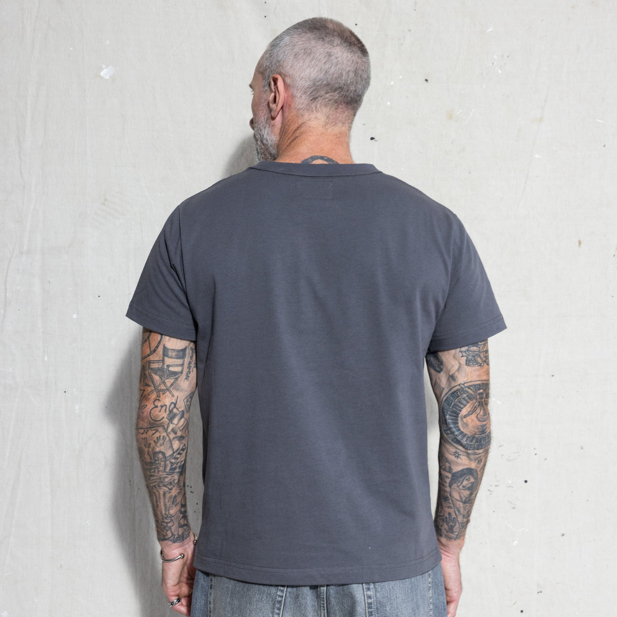 Heavy Cotton Heritage Tee - Washed Black