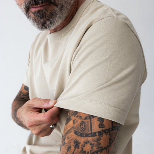 Heavy Cotton Heritage Tee - Heritage Sand